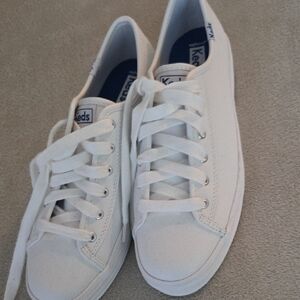 Keds Men's Classic White Lace-Up Sneakers